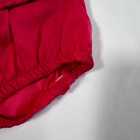 Vintage 80s‎ FERA Ski Bib Snow Suit Pants Stretch Red Apres Retro Mens ML 34R - Picture 10 of 16